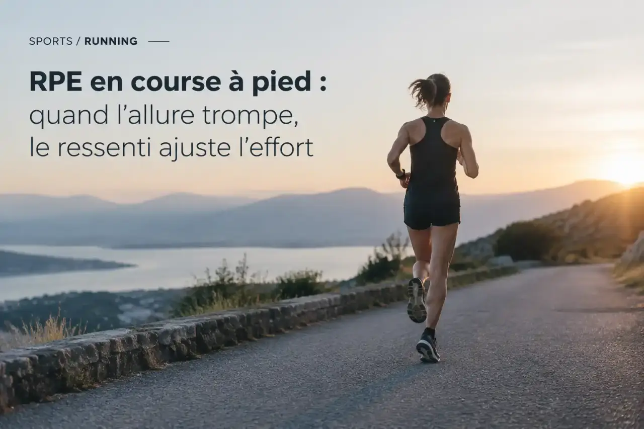 RPE en course à pied : quand l’allure trompe, le ressenti ajuste l’effort