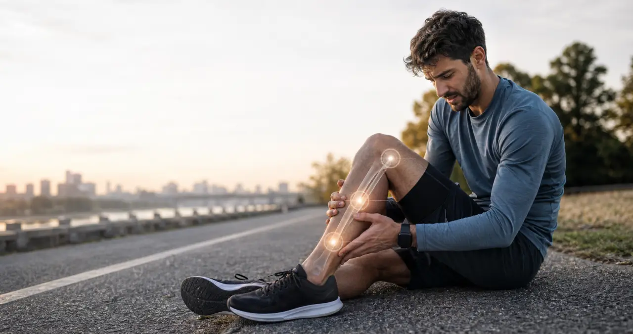 Douleur au muscle tibial : reconnaître la périostite, la fracture de fatigue ou la surcharge