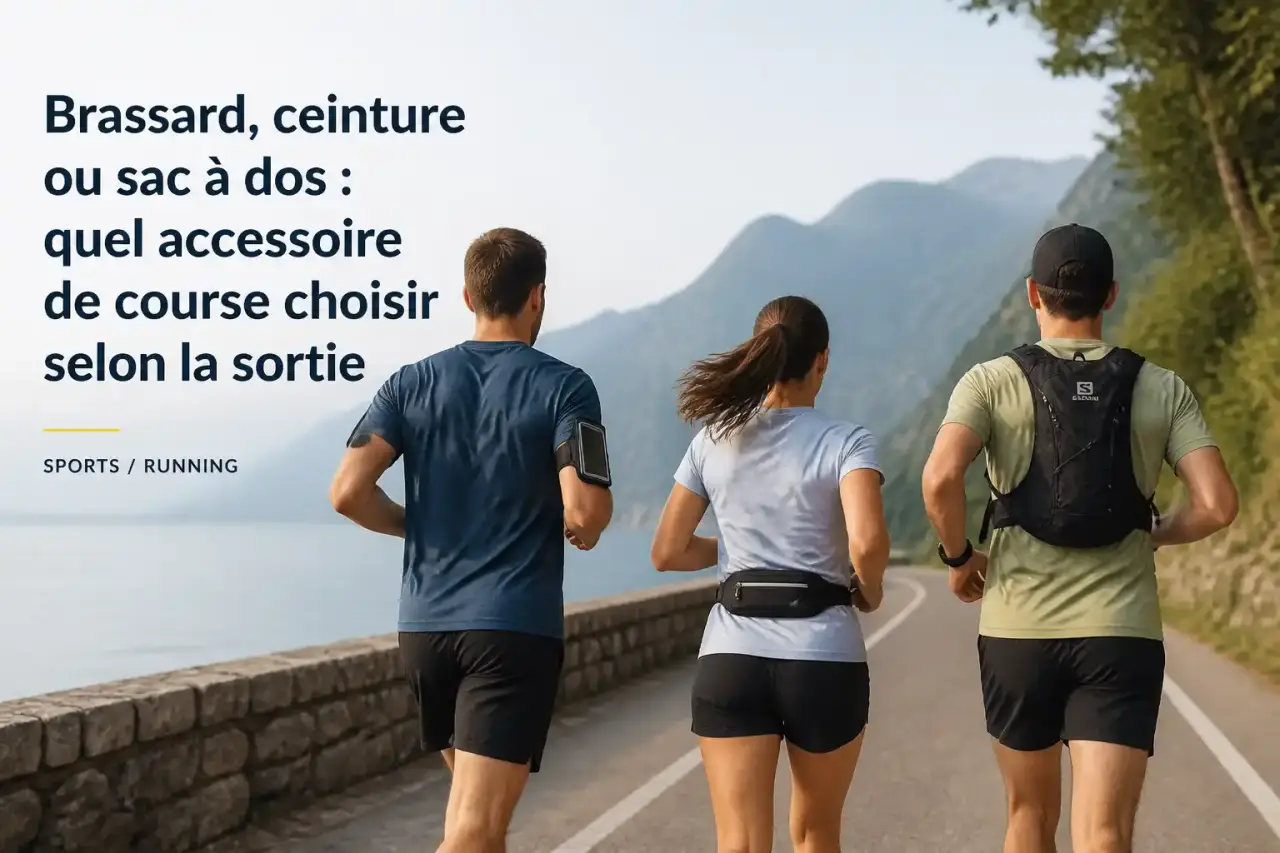 Brassard, ceinture ou sac à dos : quel accessoire de course choisir selon la sortie